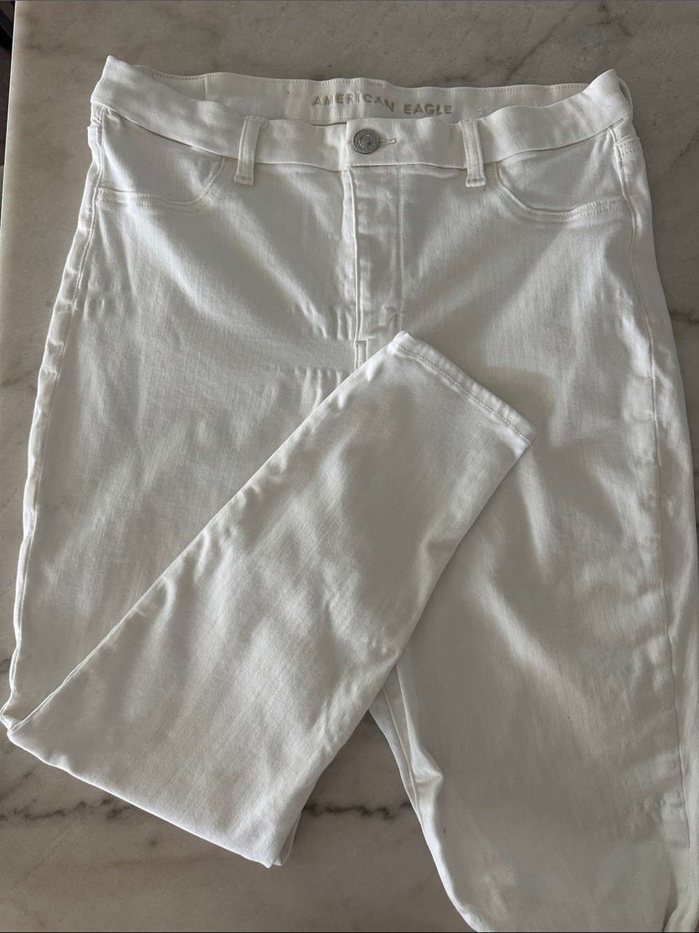 American Eagle Outfitters White Skinny Jeans